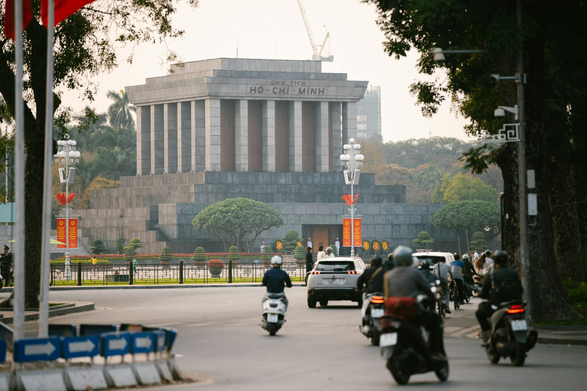 Traveller at Vietnam immigration with passport and e-visa